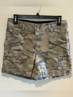 Democracy Camo Cargo Shorts - Gray